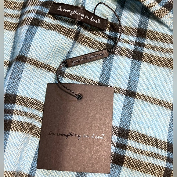 Plaid multicolor wrap scarf cape duster long‎ maxi rainbow colorblock new y2k - Picture 7 of 10